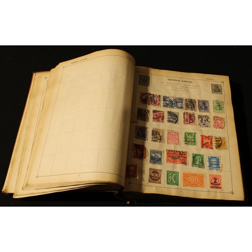 289 - A Victorian/Edwardian stamp album containing penny reds, etc