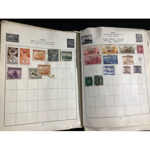 290 - The Trafalgar Stamp Album, school boy collection, first quarter of 20th century and later