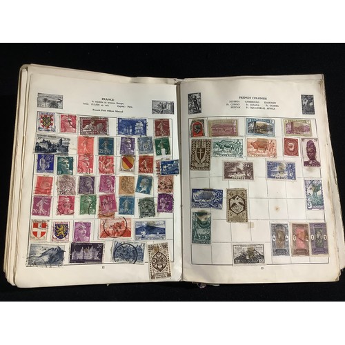 290 - The Trafalgar Stamp Album, school boy collection, first quarter of 20th century and later