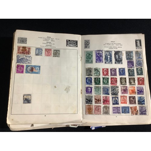 290 - The Trafalgar Stamp Album, school boy collection, first quarter of 20th century and later