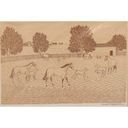 314 - After Vincent Haddesley, a set of four equestrian prints, signed in pencil to the margin, 20cm x 29c... 