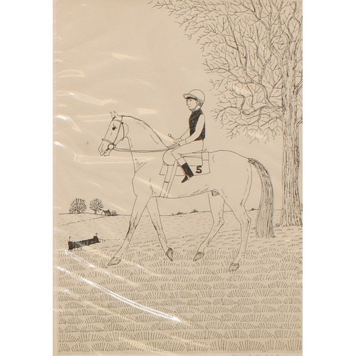 314 - After Vincent Haddesley, a set of four equestrian prints, signed in pencil to the margin, 20cm x 29c... 