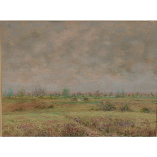 418 - Bodem
A Summer Stroll
signed, dated '89, pastel, 47cm x 62cm