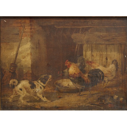 426 - A pair of late 19th century lithographic prints, Farm Yard Friends, 22cm x 30cm