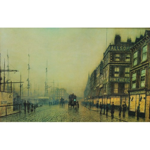 549 - Sam Kiff
Landscape with Bridge,
signed, oil, 76cm x 50cm; others; 
J A Grimshaw, after, a print of L... 