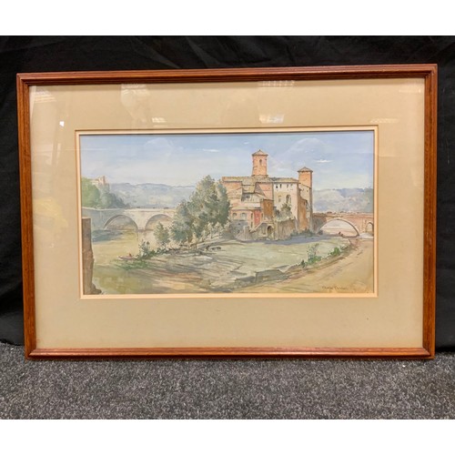 218 - Charles Ernest Cundall (1890-1971) RA, RWS, RP
Island of San Bartolomeo
signed, watercolour, 28cm x ... 