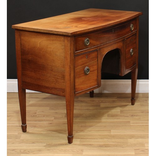 105 - A George III Revival mahogany sideboard, of small proportions, 78cm high, 101cm wide, 53cm deep, c.1... 