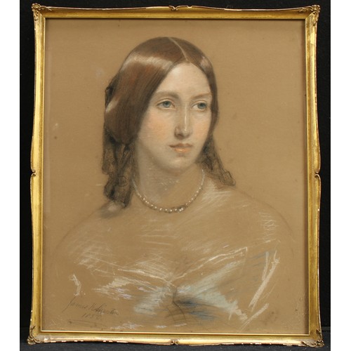 899 - James K. Swinton (English School, mid-19th century)
Portrait of a Lady, head-and-shoulders length, w... 