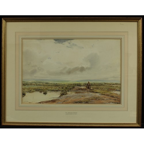 831 - Claude Hayes RI, ROI (1852-1922)
The Wareham Marshes
signed, titled mount, watercolour, 33.5cm x 51c... 