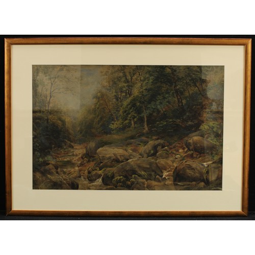 903 - James Stephen Gresley (1829 - 1908)
Rocky River
signed, watercolour, 48cm x 73cm