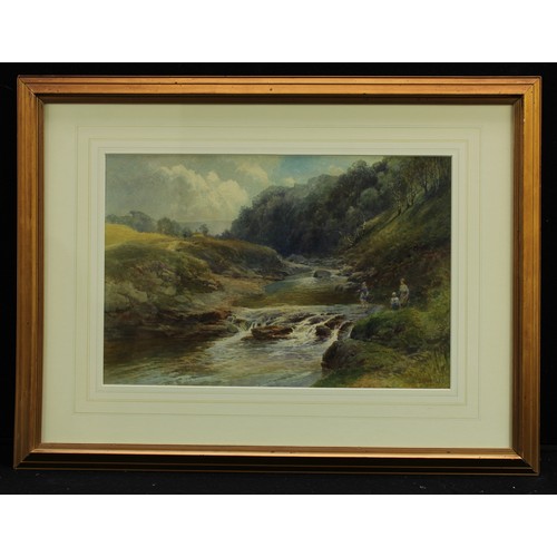 898 - J S Gresley
Babbling River
signed, watercolour, 28cm x 43cm