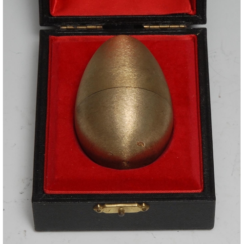 329 - Stuart Devlin (1931 - 2018) - an Elizabeth II silver-gilt and silver surprise egg, Little Jack Horne... 