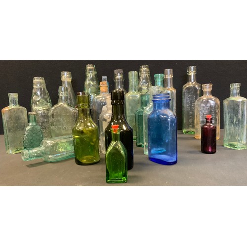 221 - Advertising bottles - 19th century and later inc Fox & Co, F Randall & Sons, J J Clayton, Wheatley &... 