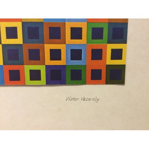 272 - Victor Vasarely (1908-1997) by and after, Zebegen, signed, titled, and dated 1964 in pencil to margi... 