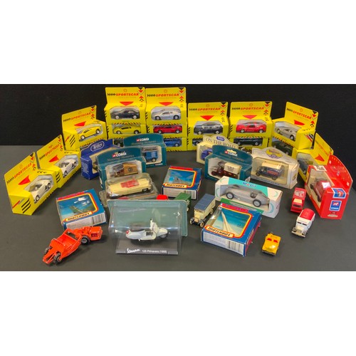 369 - Diecast Vehicles - Matchbox Skybusters;  Corgi Memories, Maisto Sportscars etc, mostly boxed qty