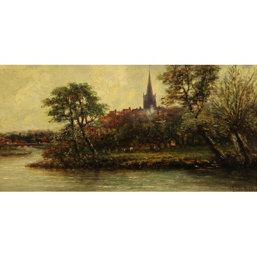 245 - Thomas Morris Ash (1851-1935)
Coleshill, Warwickshire
signed, further signed and titled to verso, oi... 