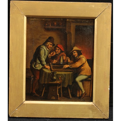 246 - Dutch School (19th century)
Tavern Scene, It's All in the Wrist
oil on board, 19.5cm x 15.5cm