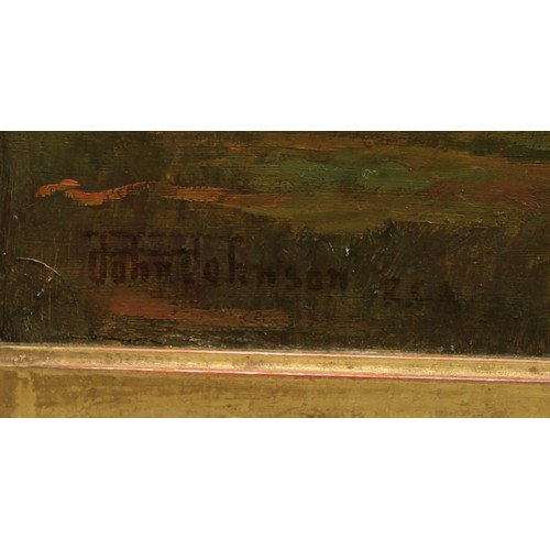 250 - John Johnson RSA (late 19th/early 20th century) 
Ordsall Hall, Salford
signed, titled label to verso... 