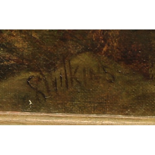 283 - G. Wilkins (19th century)
On the Llugwy near Capel Curig, Caernarfonshire
signed, further signed and... 