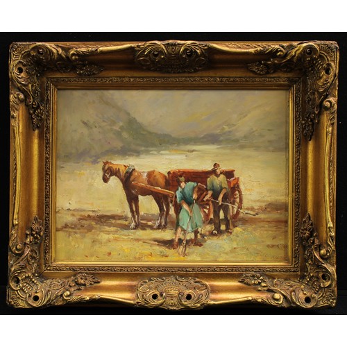 429 - J.W. Gough (Contemporary Impressionist)
Hard Work
signed, oil on board, 30cm x 40cm