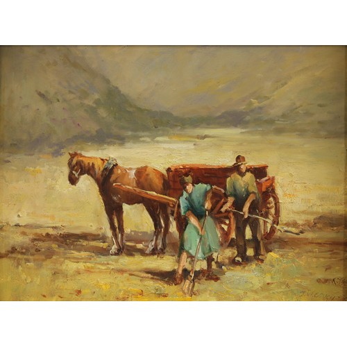 429 - J.W. Gough (Contemporary Impressionist)
Hard Work
signed, oil on board, 30cm x 40cm