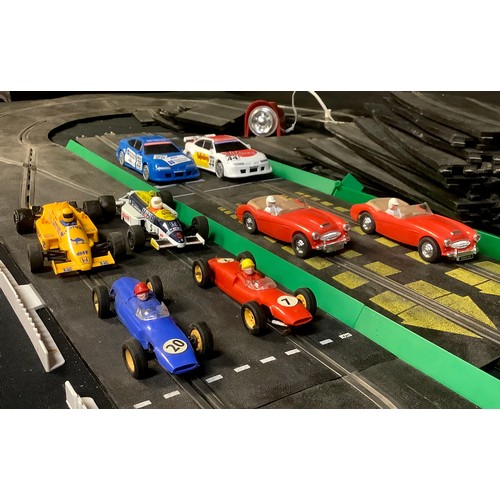 451 - Toys - Scalextric racing set, track, cars; others similar; qty