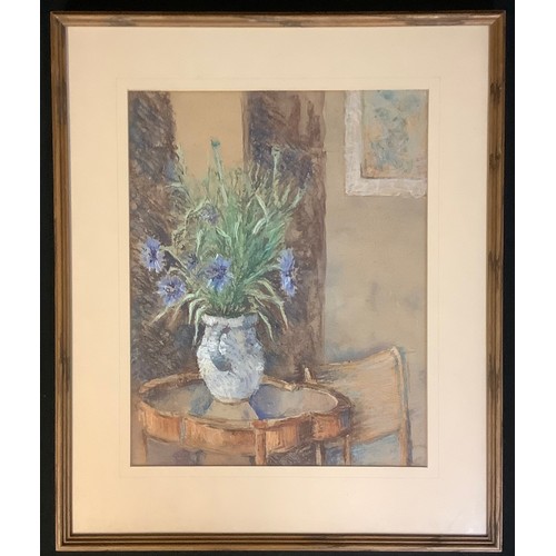 555 - Mary Beresford Williams  
Still Life  
monogrammed to verso, pastel, 41.5cm x 33cm