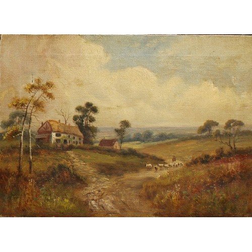 594 - Sydney Yates Johnson (fl. 1890-1926)
A pair, The English Landscape by Day and by Dusk
monogrammed, o... 