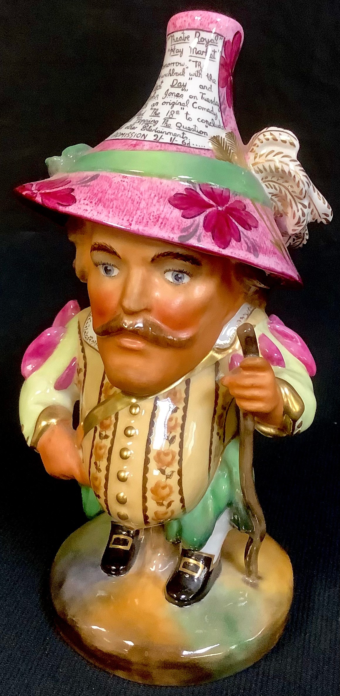 A Royal Crown Derby Mansion House Dwarf, Theatre Royal Hay M