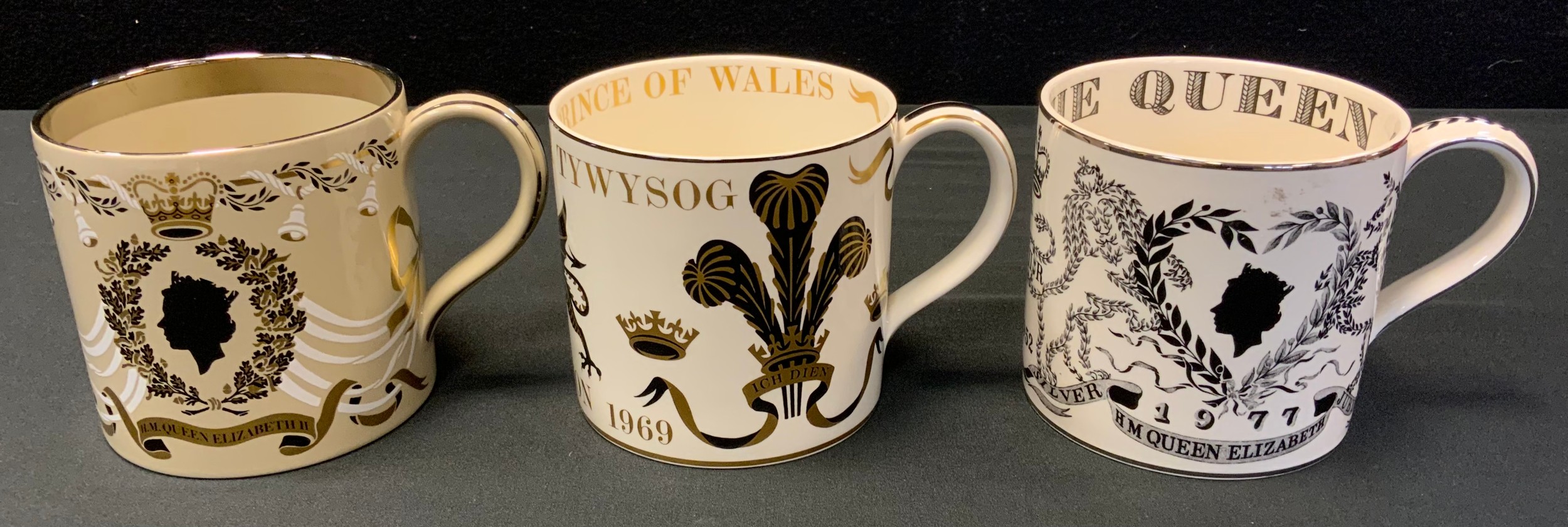 20th Century Design - a Richard Gyatt for Wedgwood Prince of Wales  investiture mug 1st July 1969, ot