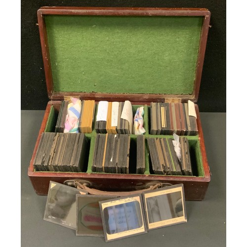 187 - Magic Lantern Slides - Scotland, Balmoral Castle, Aberdeen, Inverness, others (77);  Derbyshire,  Co... 