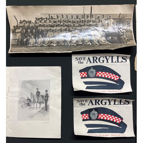 73 - WW1 British Photographic Postcards, five showing members of a Fusilier Regt, two showing the launchi... 