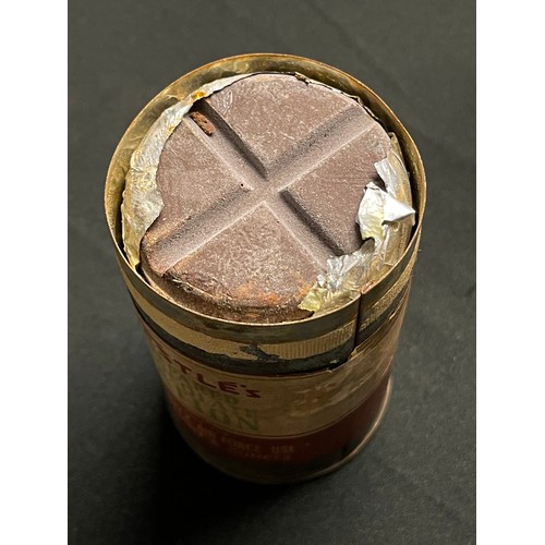 113 - WW2 British Commonwealth tin of Nestle's Prepaired Chocolate Ration. The tin is complete with it's o... 