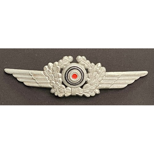 132 - WW2 Third Reich Luftwaffe OR's/NCO's winged cap cockade: Postwar private purchase RAF field service ... 