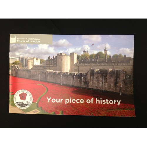 167 - A Royal British Legion Centenary ceramic poppy by Paul Cummins made for the art installation at the ... 