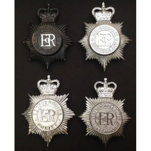 184 - Queens Crown Bedfordshire & Luton Constabualry Helmet Plate: Queens Crown Bedfordshire Constabualry ... 