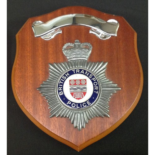 194 - A collection of six British & World Police Force Wall Plaques to include: Flying Squad: Durham Const... 