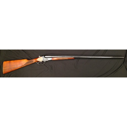 219 - Baikal 12 Bore Side by Side Shotgun Serial Number BO5886. 725mm long barrels. Overall length 114cm. ... 