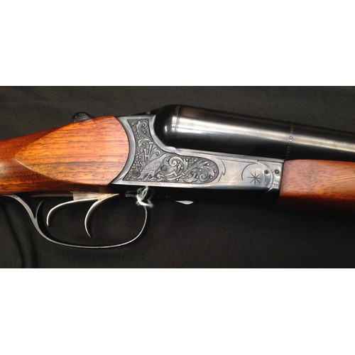 219 - Baikal 12 Bore Side by Side Shotgun Serial Number BO5886. 725mm long barrels. Overall length 114cm. ... 