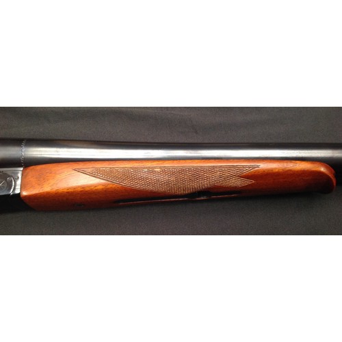 219 - Baikal 12 Bore Side by Side Shotgun Serial Number BO5886. 725mm long barrels. Overall length 114cm. ... 