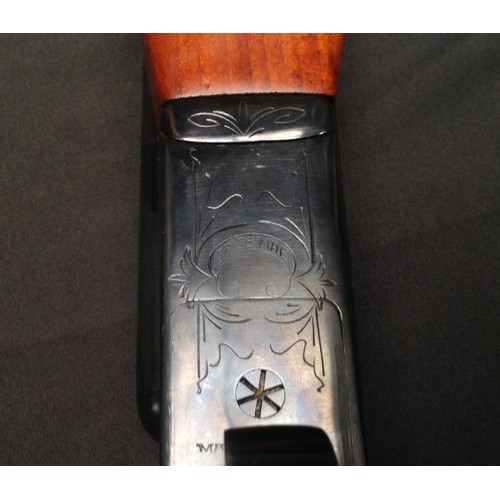 219 - Baikal 12 Bore Side by Side Shotgun Serial Number BO5886. 725mm long barrels. Overall length 114cm. ... 