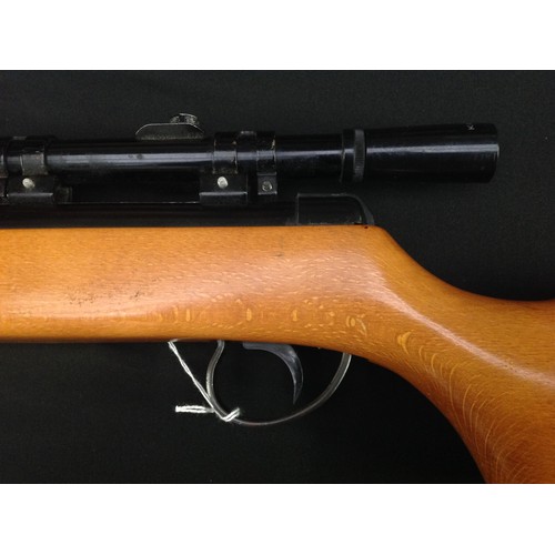 220 - .22 Cal BSA Meteor Air Rifle serial number TH5136 with 470mm long barrel. Overall length 1050mm. Fit... 