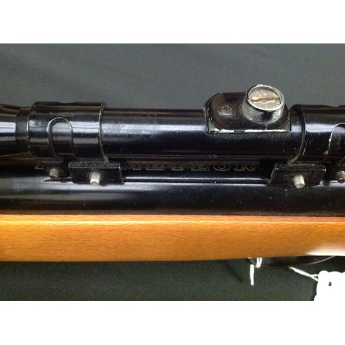 220 - .22 Cal BSA Meteor Air Rifle serial number TH5136 with 470mm long barrel. Overall length 1050mm. Fit... 