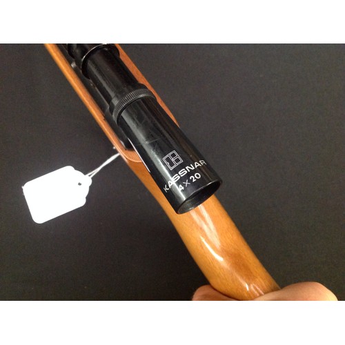 220 - .22 Cal BSA Meteor Air Rifle serial number TH5136 with 470mm long barrel. Overall length 1050mm. Fit... 