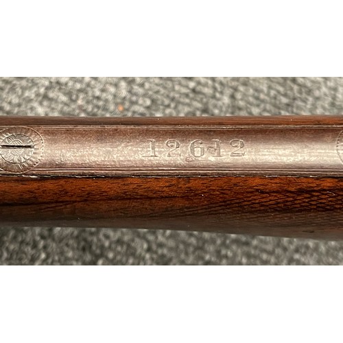 224 - Thomas Bland Double Barrel 12 Bore black powder hammergun with 763mm long barrels. Overall length 12... 