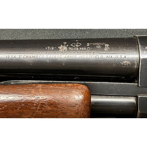 232 - Savage Model 30 Series E 12 Bore Pump Action Shotgun with 695mm long barrel, serial number B953106, ... 