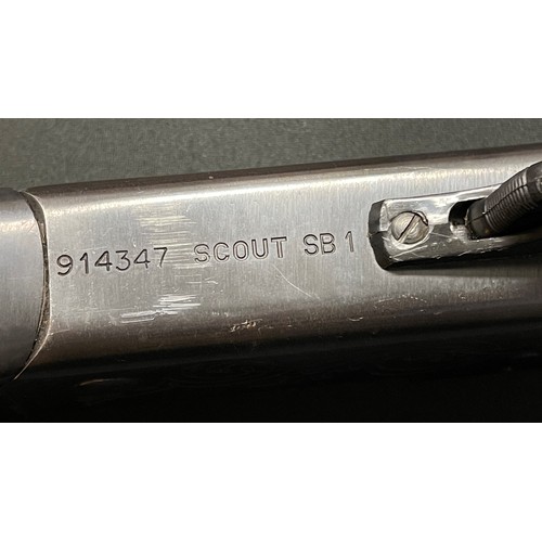 234 - Brazilian Scout SB1 Single Barrel 12 Bore Shotgun with 756mm long barrel, 2 3/4 inch chamber, 1/2 ch... 