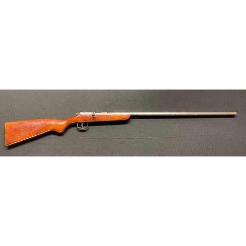 241 - Webley & Scott 9mm Bolt Action Garden Shotgun with 64cm long barrel, serial number 1153, overall len... 