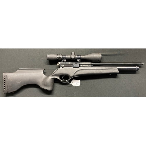 271 - BSA Scorpion T 10 Air Rifle with 395mm long barrel threaded for a moderator, serial no 6A 1644. Over... 