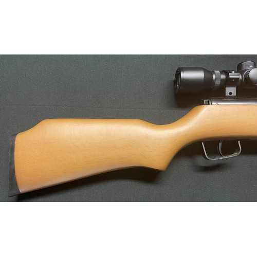 275 - SMK Model 15 .177 cal Air Rifle with 375mm long barrel. No serial number. Fitted with an SMK 4 x 32 ... 